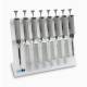 MTC Bio P4408 SureStand MultiChannel Capable Acrylic XL Pipette Rack for 8 Pipettes (Up to 6 Multi-Channels)