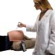 3B Scientific P57 Buttock Injection Simulator, Actual Use (Lab coat is not included)
