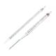 MTC Bio P8270-25RL Short Serological Pipette, Sterile, Graduated, Individually Wrapped, Magenta Coded - 25 mL with comparison to a Standard Serological Pipette (Standard Serological Pipette is sold separately)
