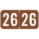 Arden Label PBYM-26-T4 POS Compatible PBYM Series 2026 Year Labels - Size 3/4" H x 1 1/2" W