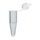 Globe Scientific PCR-02D 0.2 mL Individual PCR Tube with Cap - Dome Cap, Clear