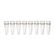 Globe Scientific PCR-02S 0.2 mL 8-Strip PCR Tube without Cap