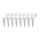 Globe Scientific PCR-DL-02FW DiamondLink™ 0.2 mL 8-Strip PCR Tube with Individually Attached Flat Cap - White