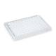 Globe Scientific PCR-HS-02 0.2 mL 96-Well PCR Plate, Half Skirt - Flat Top, Clear