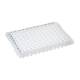 Globe Scientific PCR-HS-FL02 0.2 mL 96-Well PCR Plate, Half Skirt - ABI-Style, Flat Top, Clear