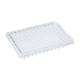 Globe Scientific PCR-HS-RR02 0.2 mL 96-Well PCR Plate, Half Skirt - ABI-Style, Ridged Rim, Clear