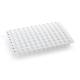 Globe Scientific PCR-NS-01W 0.1 mL 96-Well Low Profile PCR Plate, No Skirt - White