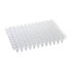 Globe Scientific PCR-NS-02-CH 0.2 mL 96-Well PCR Plate, No Skirt - Chimney Top, Clear