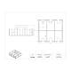 Poltex PCRTRY6 PCR Tube Tray Caddy, 6 Position - Print