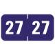 Arden Label PFYV-27-T4 Profile Compatible PFYV Series 2027 Year Labels - Size 3/4" H x 1 1/2" W