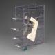 Poltex PGSERPIP4-BRK Serological Pipette Holder, 4 Pocket - With Pipette Filler Bracket, Countertop (Pipettes and Pipette Filler are Not Included)