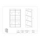 Poltex PHLEB2 Phlebotomy Organizer, 2 Column - Dimensions
