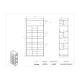 Poltex PHLEBSTATMONST Phlebotomy Super Station - Dimensions