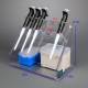 Poltex PIPRKHING Pipette Rack with Hinged Storage Compartment - Dimensions (Pipettes and Supplies are Not Included)