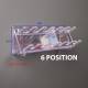Poltex PIPRKWL6 Wall Pipette Rack, 6 Position - Dimensions
