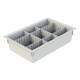 Pegasus PLY-TRYDIVSET-6 Tray and Divider Set for PolyCart Series - 6" Height