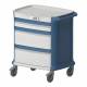 Pegasus PLY36-499-BB-UM Poly Anesthesia Cart with 3 Drawer and Code Lock - 36" Height