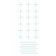 PortalMark Radiation Treatment Isocenter/Field Line Sheet Labels for Dark Skin Surfaces