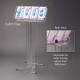 Poltex POC4GBST-S Point-of-Care Tilt Glove Box Holder with Acrylic Stand, 4 Box Capacity (Gloves and Glove Boxes are Not Included)