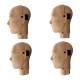 Prestan PP-APHEAD-4-MS PRO+ Adult Head, 4-Pack - Medium Skin Tone