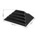 Phillips Safety PPFP-PCAA MR Safe Coated Foam Positioner Adult Finger Oblique Block, Flared Edge, Dimensions