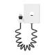 Compulocks PPL01W PlusPlug Security Charging Box with Power Cable - White, Back View