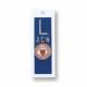 AC Wellman PPL13-V Plastic Position Indicator Marker - 5/8" L with 1-3 Initials, Vertical (Per Each)