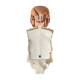 Prestan Infant Ultralite® Manikin with CPR Feedback, Single Unit - Medium Skin Tone, Closed Back Panel View