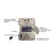 Prestan Professional AED Trainer PLUS - Parts of the Back Unit