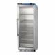 Accucold PTHC125G Blanket Warmer with Stainless Steel Exterior, 4 Chrome Shelf, Right Handle Door, 10.57 Cubic Feet - Angled Side View