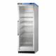 Accucold PTHC155GCSS Blanket Warmer with Stainless Steel Exterior, 6 Chrome Shelves, Right Handle Door, 12.17 Cubic Feet - Angled Side View