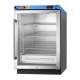 Accucold PTHC65G Blanket Warmer with Stainless Steel Exterior, 3 Chrome Shelves, Right Handle Door, 4.57 Cubic Feet - Angled Side View