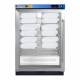 Accucold PTHC65GLHD Blanket Warmer with Stainless Steel Exterior, 3 Chrome Shelves, Left Handle Door, 4.57 Cubic Feet - Filled with Blankets (Blankets are not Included)