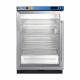 Accucold PTHC65GLHD Blanket Warmer with Stainless Steel Exterior, 3 Chrome Shelves, Left Handle Door - 4.57 Cubic Feet