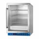 Accucold PTHC65GUC Undercounter Blanket Warmer, Stainless Steel, 3 Chrome Shelves, Right Handle Door, 4.57 Cubic Feet - Angled Side View