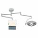 Phillips Safety PTO-005 Ceiling Mounted Overhead Lead Acrylic Barrier with Lead Curtain and Light