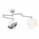 Model PTO-008 Ceiling Mounted Overhead Lead Acrylic Barrier with Torso Cutout and Light