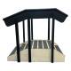 Pivotal Health Solutions PTST-001-ALHR-ADA Pass Through Rehabilitation Staircase, ADA Compliant - Side View