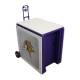 Pivotal Health Solutions PW4000-PRO Aluma Elite PRO Portable Workstation - Folded with Stow-Away Handle and Graphics Package