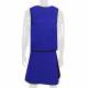 Quickship Radiation Lead Free Vest and Skirt Full Overlap Apron - Nylon Blue