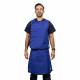 Phillips Safety Quickship Radiation Lead Free Vest and Skirt Full Overlap Apron - Nylon Blue