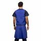 Phillips Safety Quickship Radiation Lead Free Vest and Skirt Full Overlap Apron - Nylon Blue