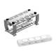 MTC Bio R0215 Reversible Magnetic Bead Separation Rack - Showing Microtube Inserts and Magnet Housing Removed
