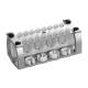 MTC Bio R0215 Reversible Magnetic Bead Separation Rack - Front Right Diagonal View with PCR Tubes (PCR Tubes are Sold Separately)