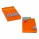 MTC Bio R1050 Reversible Rack for 96 x 1.5/2.0mL or 0.5mL Tubes - Orange