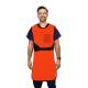 Phillips Safety RA-FFA-BACK Flexiback Frontal Apron with Back Support, Lightweight Lead - Nylon Fabric, Fluorescent Orange with Black Trim (Other Items Shown are Not Included)