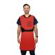 Phillips Safety RA-FFA-BACK Flexiback Frontal Apron with Back Support, Lead Free - Polytron Fabric, Red with Black Trim (Other Items Shown are Not Included)