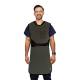 Phillips Safety RA-FFA-BACK Flexiback Frontal Apron with Back Support, Lead Free - Ripstop Fabric, Light Gray with Black Trim (Other Items Shown are Not Included)