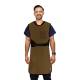 Phillips Safety RA-FFA-BACK Flexiback Frontal Apron with Back Support, Lead Free - Ripstop Fabric, Tan with Black Trim (Other Items Shown are Not Included)