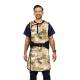 Phillips Safety RA-J1P Jacket One-Piece Wrap Around Apron - PVC EasyClean Fabric Camo with Black Trim